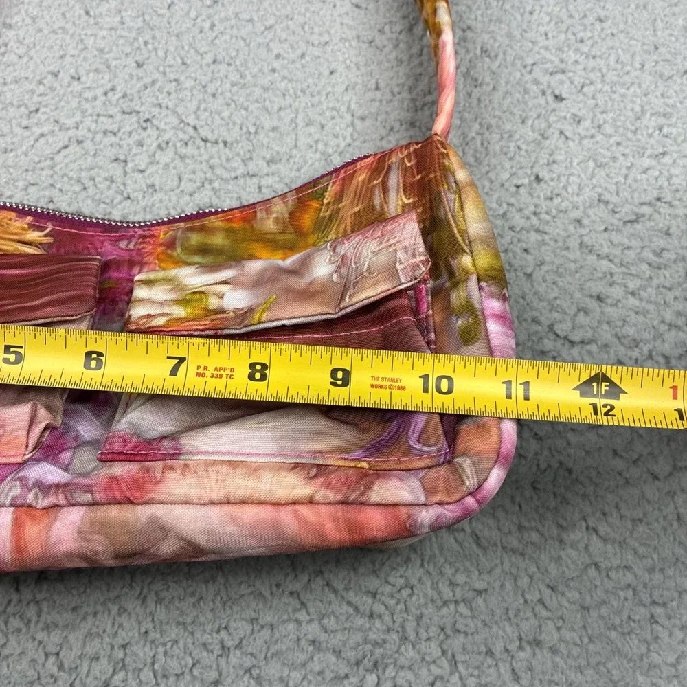 BAGGU x Collina Strada Cargo Shoulder Bag Berry Chrysanthemum Floral Purse